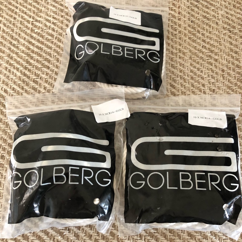 (3) packs Goldberg Twisted 100% Natural Cotton Rope Macrame
